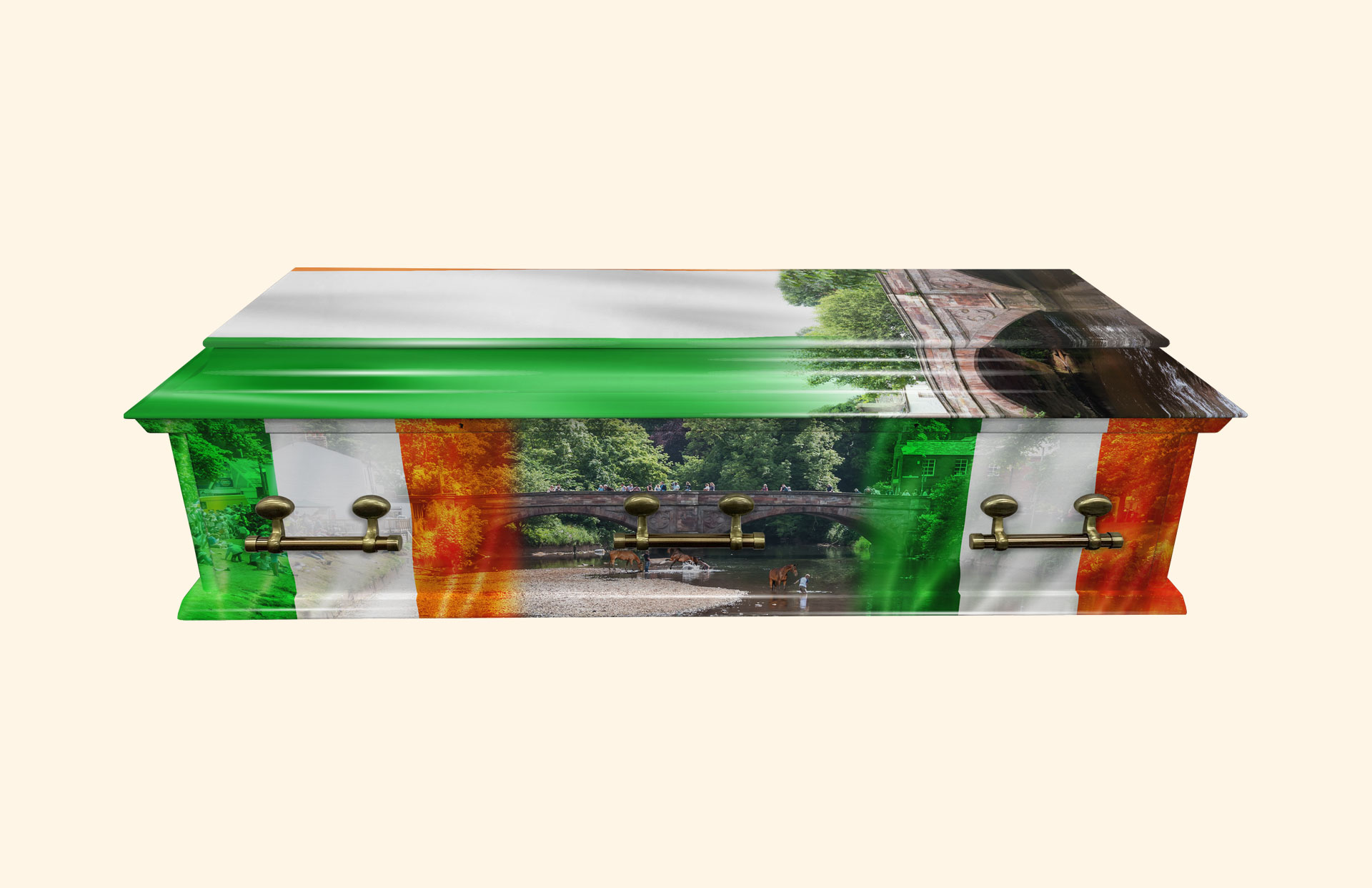 Oxford Appleby American wooden casket